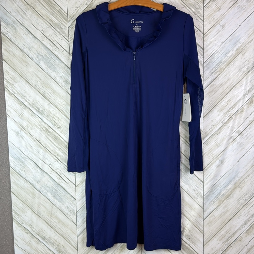 NWT Gottex Lifestyle Dress UPF50+ Sun Block UVA Long Sleeve